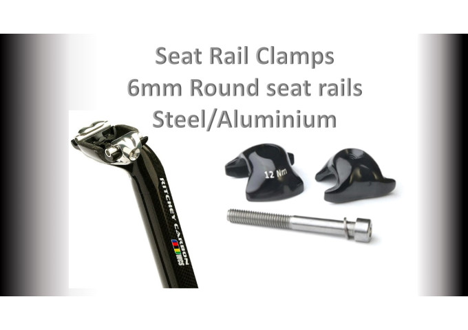 SEAT Rail Clamps 6mm round Steel-Aluminium Seat Rails